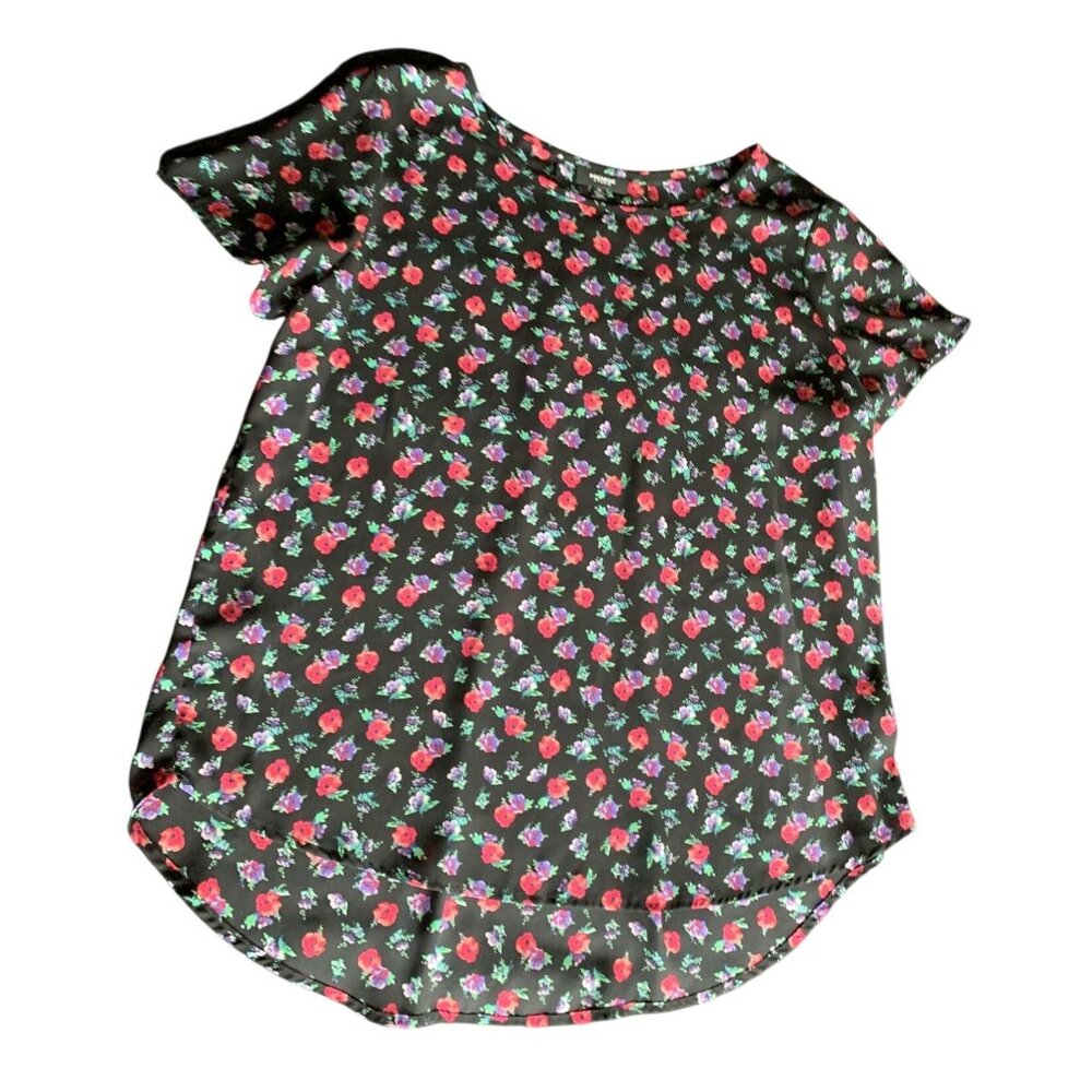 Premise Studio Womens Floral Print Blouse Size XLarge Polyester